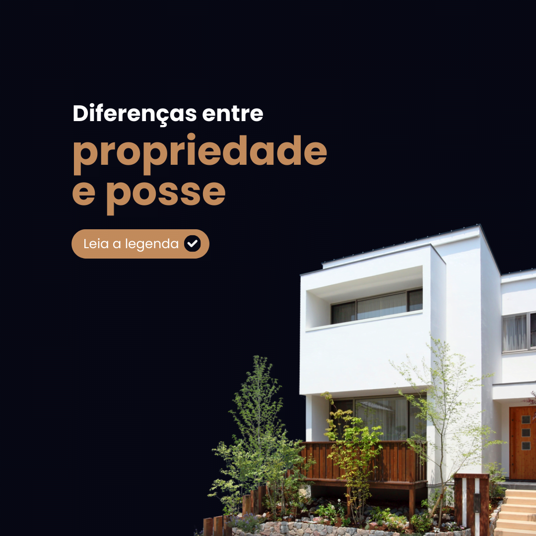 diferenças entre propriedade e posse